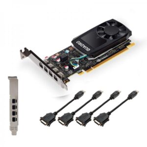 PNY VCQP1000DVIV2-PB scheda video NVIDIA Quadro P1000 V2 4 GB GDDR5 - 3536403375706