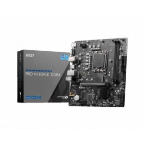 MSI PRO H610M-E DDR4 scheda madre Intel H610 LGA 1700 micro ATX - 4711377002660