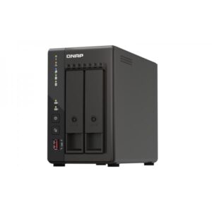 QNAP TS-253E NAS Tower Collegamento ethernet LAN Nero J6412 - 4711103082171
