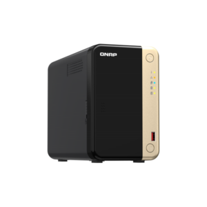QNAP TS-264 NAS Tower Collegamento ethernet LAN Nero, Oro N5095 - 4711103082331