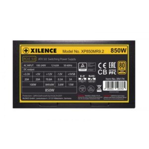 Xilence Performance X Series XP850MR9.2 alimentatore per computer 850 W 20+4 pin ATX ATX Nero, Rosso - 4044953503764