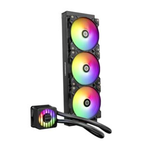 Enermax ELC-LMF420T-ARGB sistema di raffreddamento per computer Processore Raffreddatore di liquidi tutto in uno 14 cm Nero 2 pz - 4713157727848