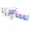 GIGABYTE AORUS WATERFORCE II 360 ICE AIO Liquid CPU Cooler - Ventole ARGB 3x120mm, meccanismo di bloccaggio scorrevole, DAISY-CHAIN, compatibile con Intel LGA 1700 e AMD AM5 - 4719331554019 - immagine 2