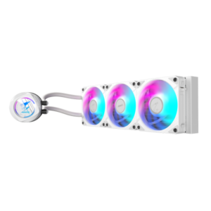 GIGABYTE AORUS WATERFORCE II 360 ICE AIO Liquid CPU Cooler - Ventole ARGB 3x120mm, meccanismo di bloccaggio scorrevole, DAISY-CHAIN, compatibile con Intel LGA 1700 e AMD AM5 - 4719331554019