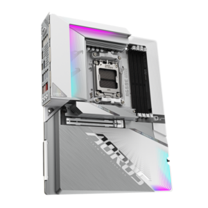 GIGABYTE Scheda Madre B650E AORUS STEALTH ICE - Supporta CPU AMD Ryzen 9000, VRM a 12+2+2 fasi, fino a 8000MHz DDR5 (OC), 1xPCIe 5.0 M.2 + 3xPCIe 4.0 M.2, Wi-Fi 7, LAN 2.5GbE, USB 3.2 Gen 2x2 - 4719331863777