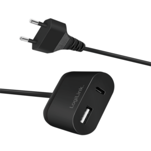 LogiLink PA0256 Caricabatterie per dispositivi mobili Nero Interno - 4052792061727