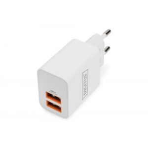 Digitus Caricatore USB 2x USB-A, 15,5W - 4016032482673