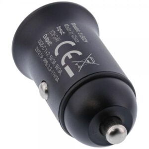 InLine Adattatore di alimentazione USB per auto Power Delivery, 2x USB-C, nero - 4043718315574
