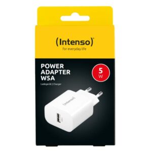 Intenso 1x USB-A Adapter weiß Universale Bianco AC Interno - 4034303033195