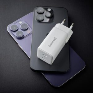 Intenso POWER ADAPTER 2XUSB-C GAN/7804012 Universale Bianco AC Ricarica rapida Interno - 4034303033348