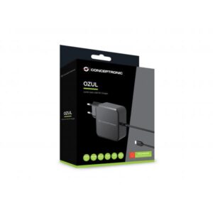 Conceptronic OZUL05BE Caricabatterie per dispositivi mobili Universale Nero AC Interno - 4015867235614