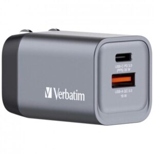 Verbatim GNC-35 Universale Nero, Grigio AC Ricarica rapida Interno - 0023942322009