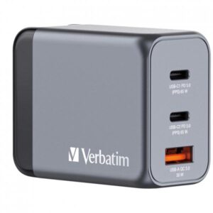 Verbatim GNC-65 Universale Nero, Grigio AC Ricarica rapida Interno - 0023942322016