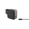 Conceptronic ALTHEA17B Caricabatterie per dispositivi mobili Universale Nero AC Ricarica rapida Interno - 4015867236512 - immagine 2