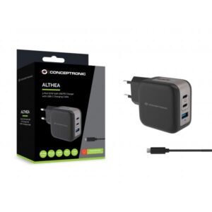Conceptronic ALTHEA17B Caricabatterie per dispositivi mobili Universale Nero AC Ricarica rapida Interno - 4015867236512