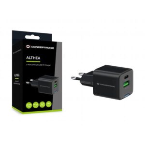 Conceptronic ALTHEA15B Caricabatterie per dispositivi mobili Universale Nero AC Ricarica rapida Interno - 4015867236475