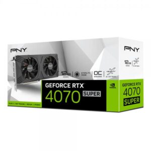 PNY GeForce RTX 4070 SUPER 12GB OC DF NVIDIA GDDR6X - 0751492786414