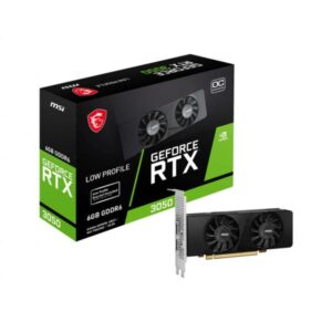MSI GEFORCE RTX 3050 LP 6G OC scheda video NVIDIA 6 GB GDDR6 - 4711377176828