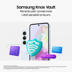 Samsung Galaxy A35 5G Display FHD+ Super AMOLED 6.6”, Android 14, 6GB RAM, 128GB, Dual SIM, Batteria 5.000 mAh, Awesome Iceblue - 8806095457598