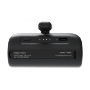 Manhattan 102636 batteria portatile Ioni di Litio 5000 mAh Nero - 0766623102636
