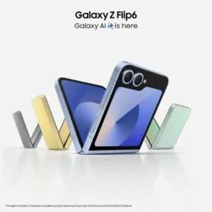 Samsung Galaxy Z Flip6 Smartphone AI, 256GB, RAM 12GB, Display 3,4" SAMOLED/6,7" Dynamic AMOLED 2X, Mint - 8806095614526