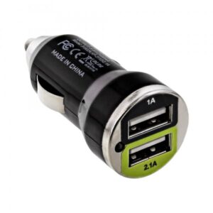 InLine Alimentatore USB per Auto, In: 12/24V, Out: USB 5V/2100mA, 45x25mm, nero - 4043718249428