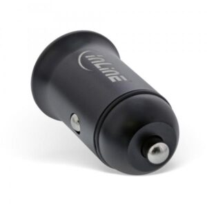 InLine Alimentatore USB per auto, USB-A + USB Type-C, nero - 4043718284030