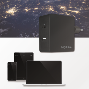 LogiLink PA0213 Caricabatterie per dispositivi mobili Nero Interno - 4052792055122