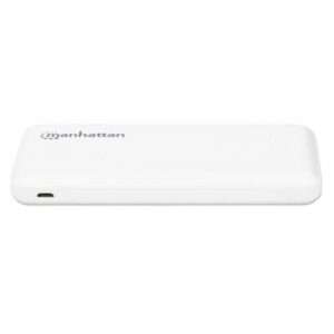 Manhattan 406277 batteria portatile Polimeri di litio (LiPo) 10000 mAh Bianco - 0766623406277