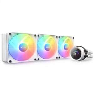 NZXT Kraken 360 RGB Processore Raffreddatore di liquidi tutto in uno 12 cm Bianco 1 pz - 5056547202693