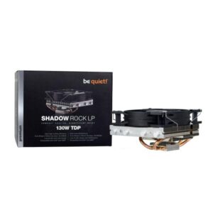 be quiet! Shadow Rock LP Processore Refrigeratore 12 cm Nero, Rame, Argento - 4260052184226