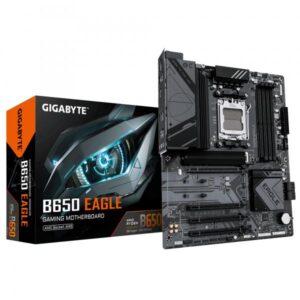 GIGABYTE B650 EAGLE - Supporta CPU AMD Ryzen 9000, VRM Digitale a 12+2+2 fasi, fino a 7600MHz DDR5 (OC), 1xPCIe 5.0 + 2xPCIe 4.0 M.2, LAN GbE, USB 3.2 Gen2 - 4719331863081