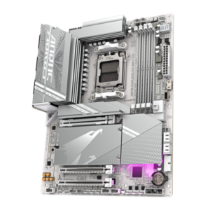 GIGABYTE X870 AORUS ELITE WIFI7 ICE Scheda Madre - Supporta CPU AMD Ryzen 9000, 16+2+2 fasi VRM digitale, fino a 8200MHz DDR5 (OC), 3xPCIe 5.0 + 1xPCIe 4.0, Wi-Fi 7, LAN 2.5GbE, USB 4 - 4719331864682