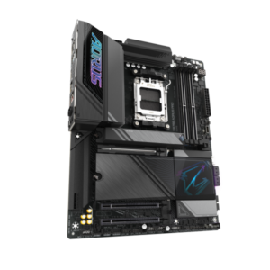 GIGABYTE X870E AORUS PRO Scheda Madre - Supporta CPU AMD Ryzen 9000, 16+2+2 fasi VRM digitali, fino a 8000MHz DDR5 (OC), 3xPCIe 5.0 + 1xPCIe 4.0, Wi-Fi 7, LAN 2.5GbE, USB 4 - 4719331864866