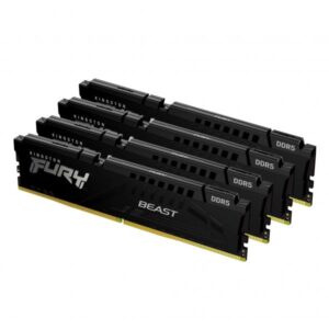 Kingston Technology FURY Beast Black XMP memoria 64 GB 4 x 16 GB DDR5 5200 MHz - 0740617335231