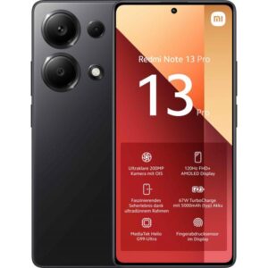 Xiaomi Redmi Note 13 Pro 16,9 cm (6.67") SIM singola Android 13 4G USB tipo-C 8 GB 256 GB 5000 mAh Nero - 6941812758878