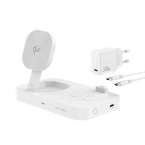 4smarts Qi2 Universale Bianco AC Carica wireless Ricarica rapida Interno - 4252011907878