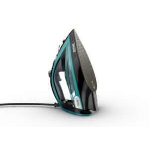 Tefal Ultimate Pure FV9844 ferro da stiro Ferro da stiro a secco e a vapore Piastra Durilium Autoclean 3200 W Nero, Blu - 3121040071441