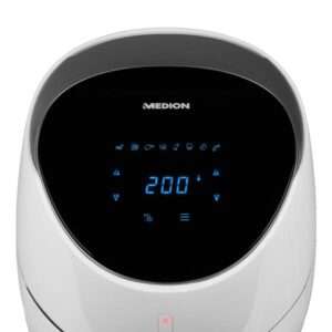 MEDION MD 19279 Singolo 5 L Indipendente 2000 W Friggitrice ad aria calda Bianco - 4061275127300