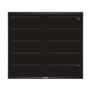 Bosch PXX675DC1E piano cottura Nero, Acciaio inossidabile Da incasso Piano cottura a induzione 4 Fornello(i) - 4242002848969