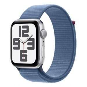 Apple Watch SE OLED 44 mm Digitale 368 x 448 Pixel Touch screen Argento Wi-Fi GPS (satellitare) - 0195949005077