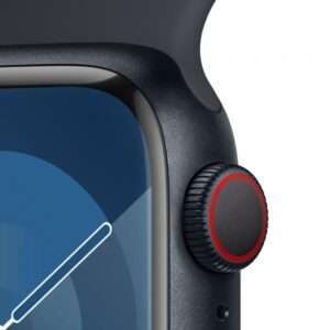 Apple Watch Series 9 41 mm Digitale 352 x 430 Pixel Touch screen 4G Nero Wi-Fi GPS (satellitare) - 0195949021824