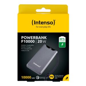 Intenso Powerbank F10000 10000mAh GrayÂ (7332034) - 20W - 4034303034192
