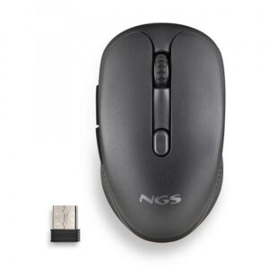 NGS Mouse Wireless Ricaricabile Nero - 8435430621631