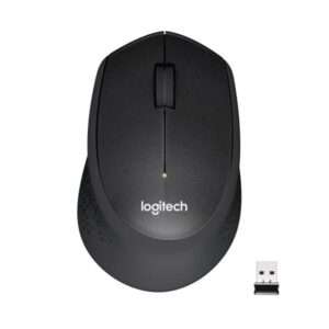 LOGITECH MOUSE M330 WIRELESS ERGONIMICO, 2 TASTI NERO - 5099206066670