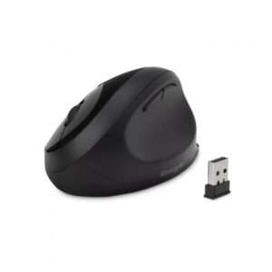 Kensington Pro Fit Ergo Wireless Mouse - Mouse - ergonomico - 5 pulsanti - senza fili - 2.4 GHz, Bluetooth 4.0 LE - ricevitore wireless USB - nero - retail - 5028252602709