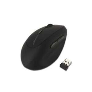 Kensington Pro Fit Ergo Wireless Mouse - Mouse verticale - ergonomico - per mancini - 6 pulsanti - senza fili - 2.4 GHz - 0085896798101