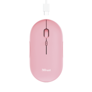 MOUSE PUCK WIRELESS BLUETOOTH PINK - 8713439241259
