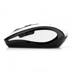 NGS Flea Advanced RF Mouse Wireless Ottico 1600DPI 6 Tasti Nero/Bianco - 8435430603583
