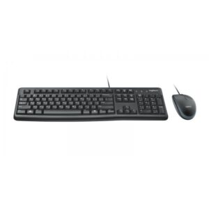 TASTIERA LOGITECH MK120 LOG + MOUSE USB RETAIL BLACK 920-002543 - 5099206020511